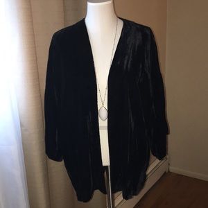 Black Velvet Kimono